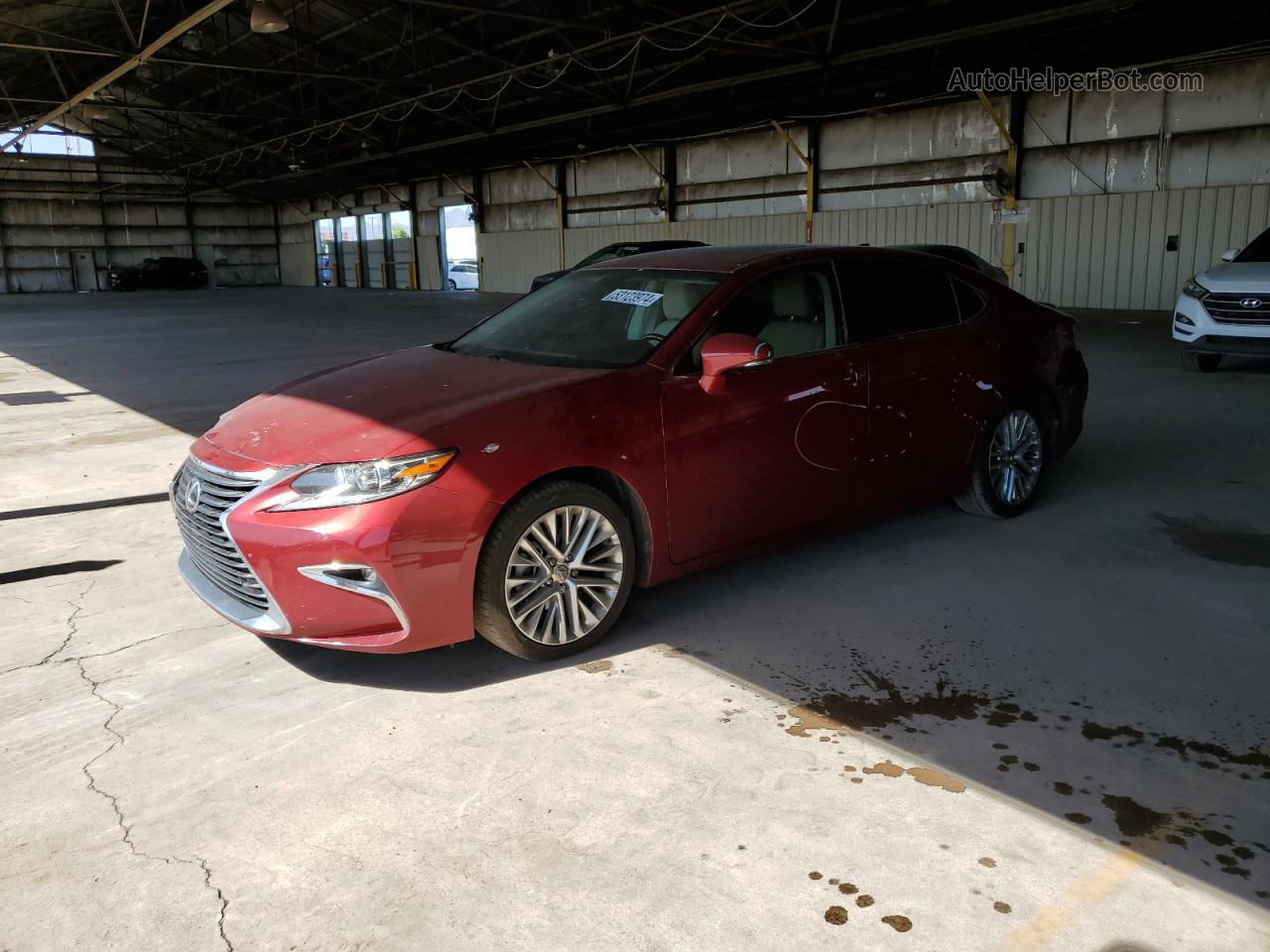 2016 Lexus Es 350 Red vin: JTHBK1GG3G2237753