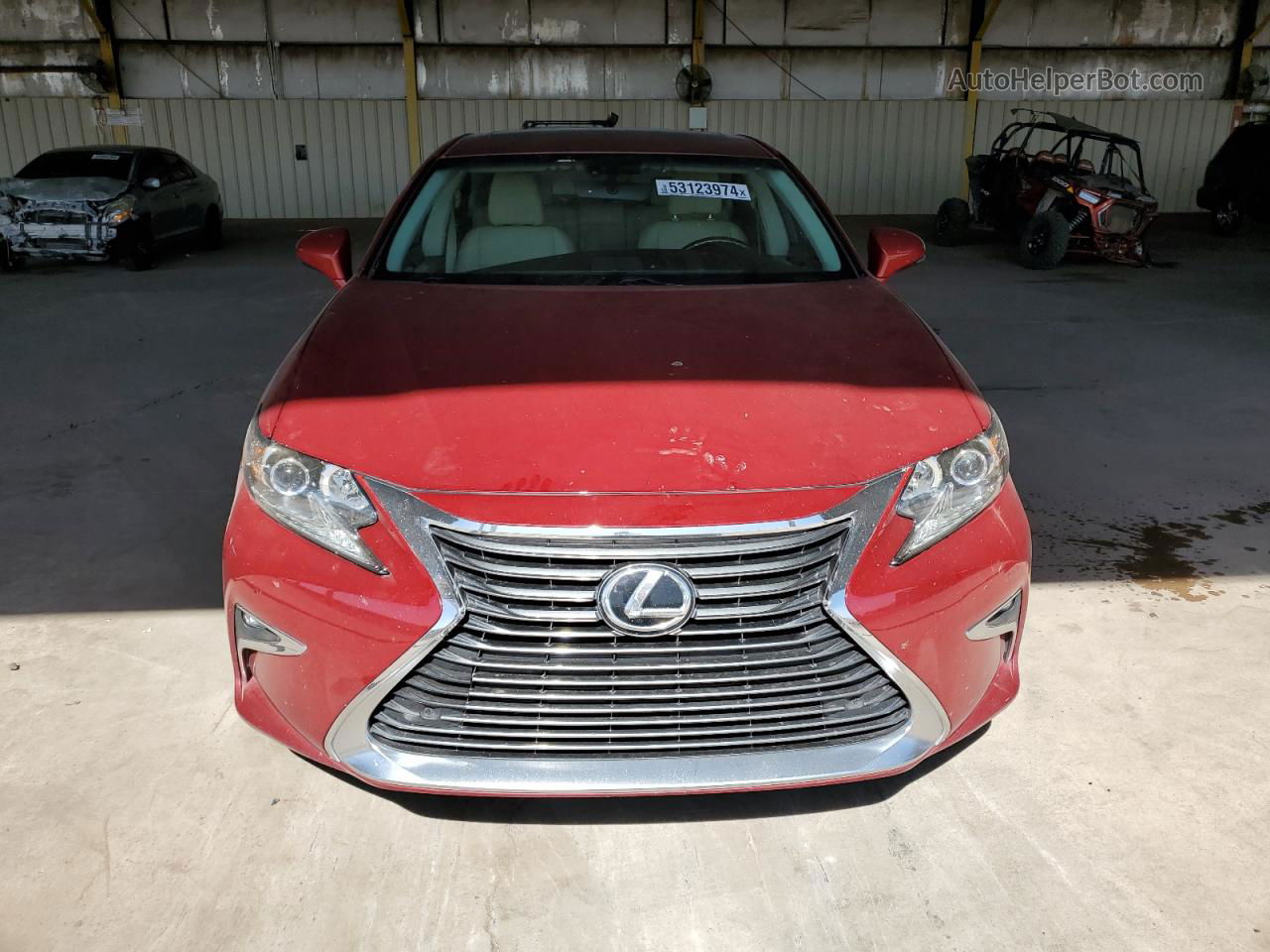 2016 Lexus Es 350 Red vin: JTHBK1GG3G2237753