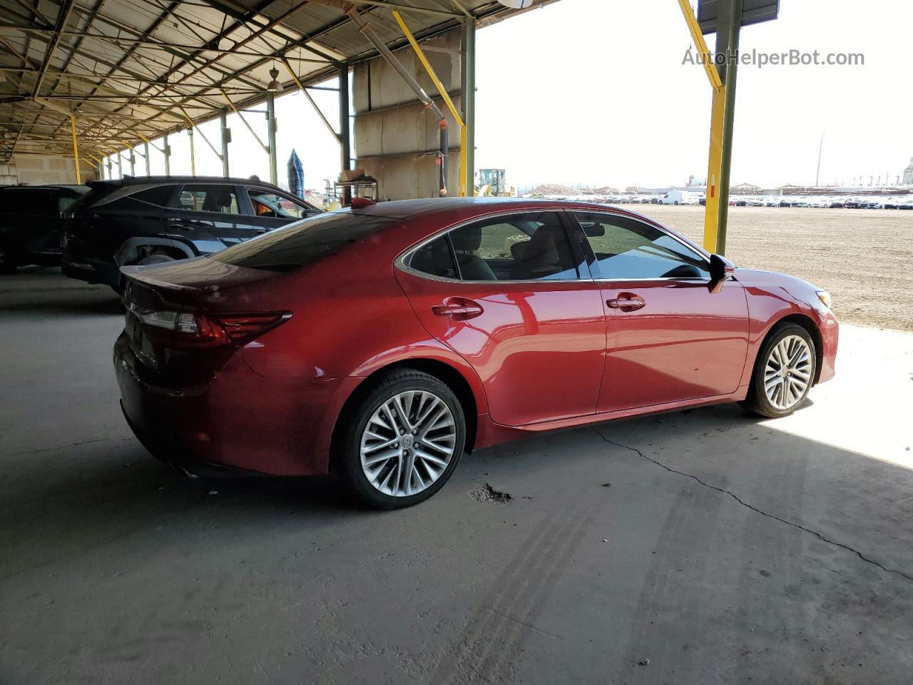 2016 Lexus Es 350 Red vin: JTHBK1GG3G2237753