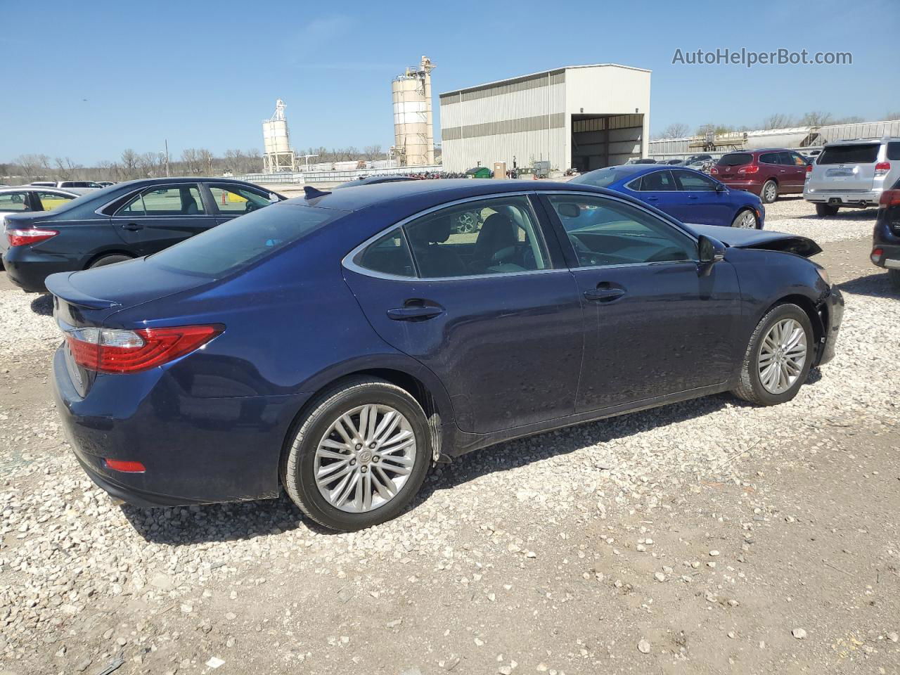 2013 Lexus Es 350 Blue vin: JTHBK1GG4D2011653