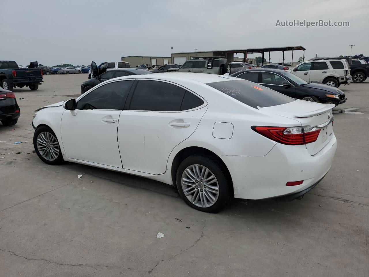 2013 Lexus Es 350 White vin: JTHBK1GG4D2022104