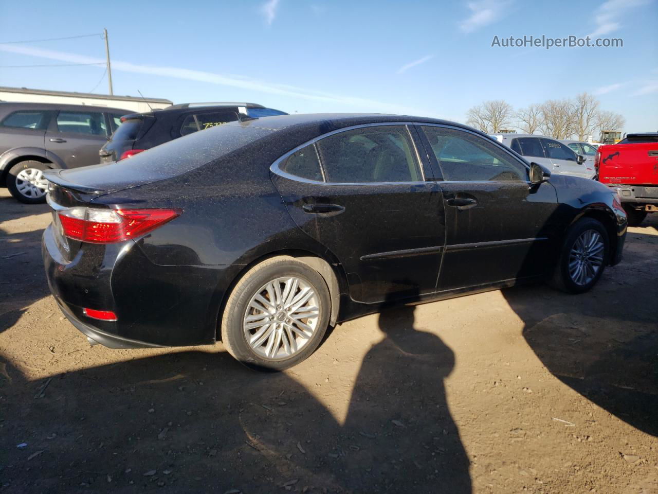 2013 Lexus Es 350 Black vin: JTHBK1GG4D2024743