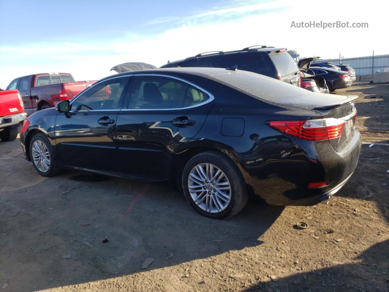 2013 Lexus Es 350 Black vin: JTHBK1GG4D2024743