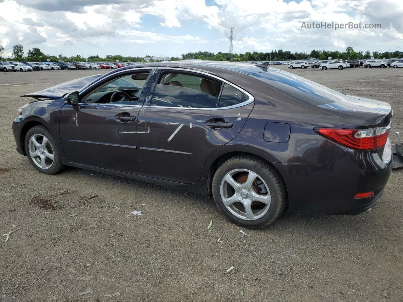 2013 Lexus Es 350 Бордовый vin: JTHBK1GG4D2054955