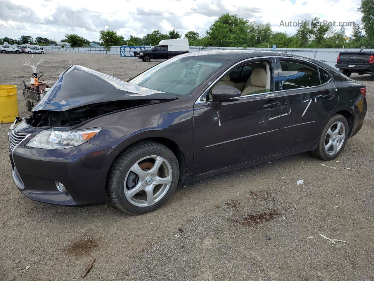 2013 Lexus Es 350 Burgundy vin: JTHBK1GG4D2054955