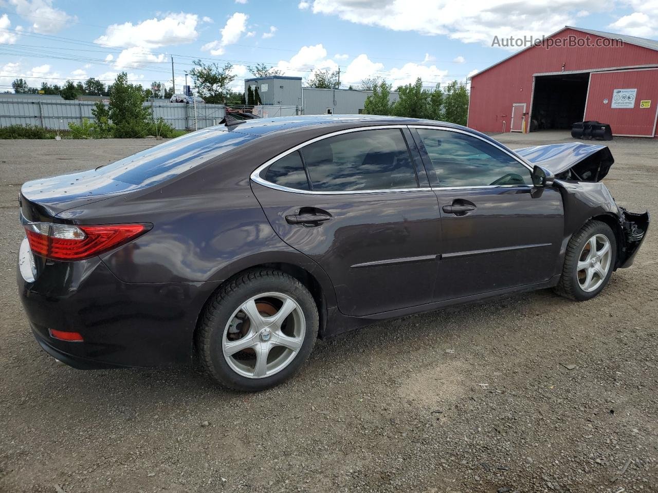 2013 Lexus Es 350 Бордовый vin: JTHBK1GG4D2054955