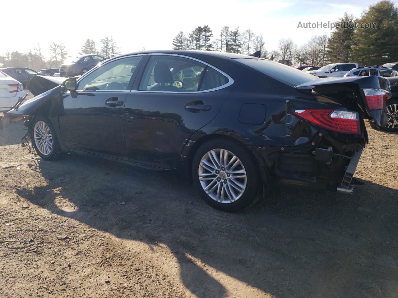 2013 Lexus Es 350 Black vin: JTHBK1GG4D2065549