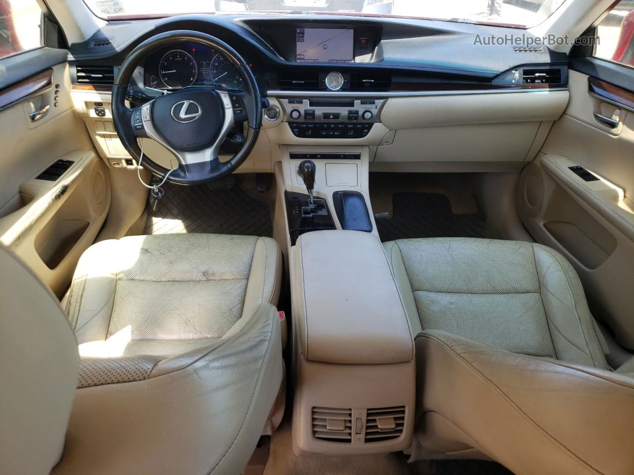 2013 Lexus Es 350 Красный vin: JTHBK1GG4D2067088