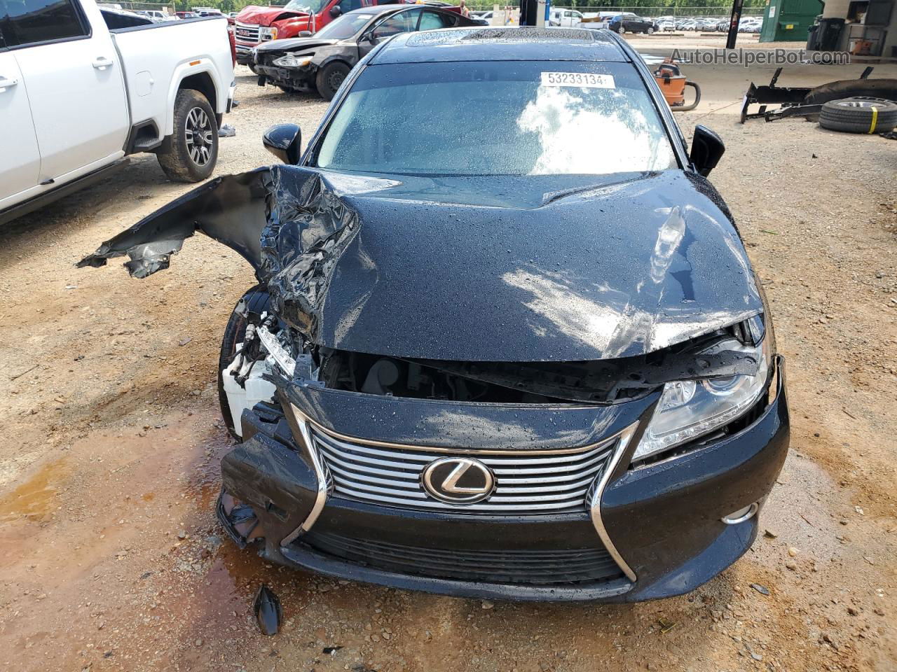 2014 Lexus Es 350 Black vin: JTHBK1GG4E2100883