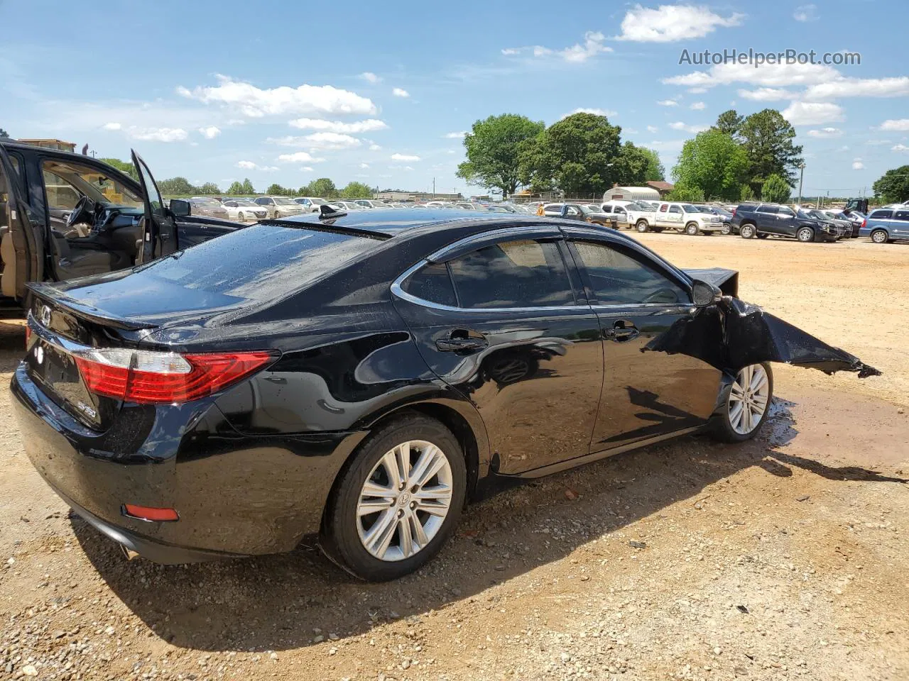 2014 Lexus Es 350 Black vin: JTHBK1GG4E2100883