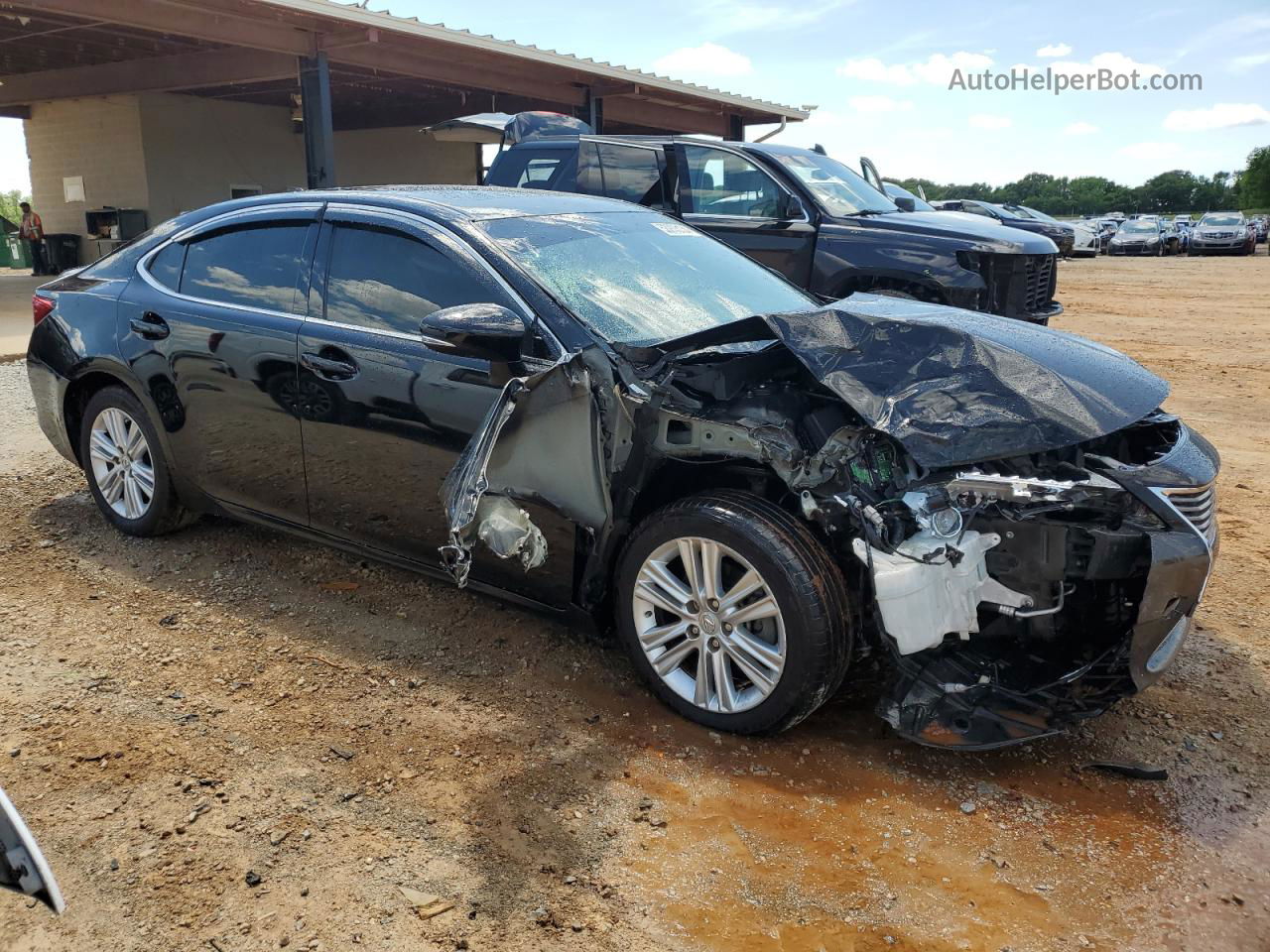 2014 Lexus Es 350 Black vin: JTHBK1GG4E2100883