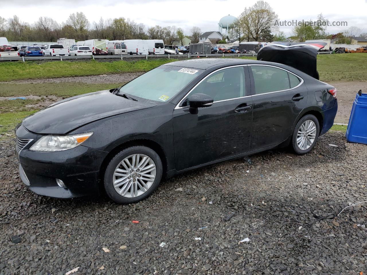 2014 Lexus Es 350 Black vin: JTHBK1GG4E2104349