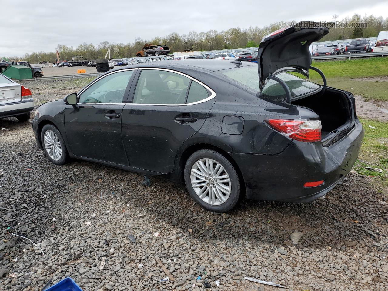 2014 Lexus Es 350 Black vin: JTHBK1GG4E2104349