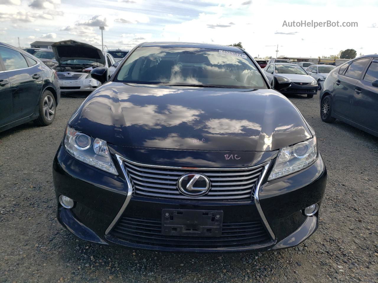 2014 Lexus Es 350 Black vin: JTHBK1GG4E2106389