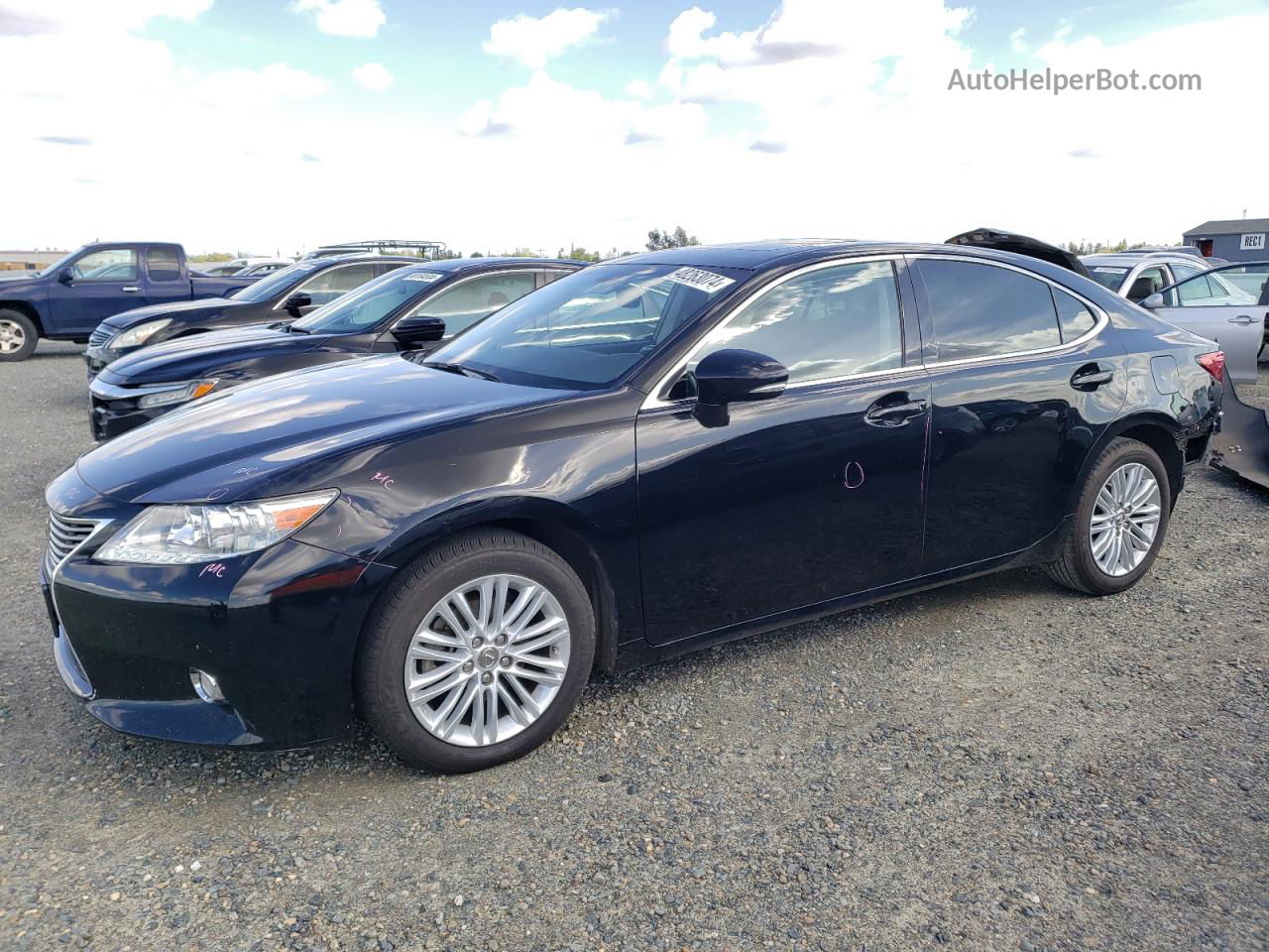 2014 Lexus Es 350 Black vin: JTHBK1GG4E2106389