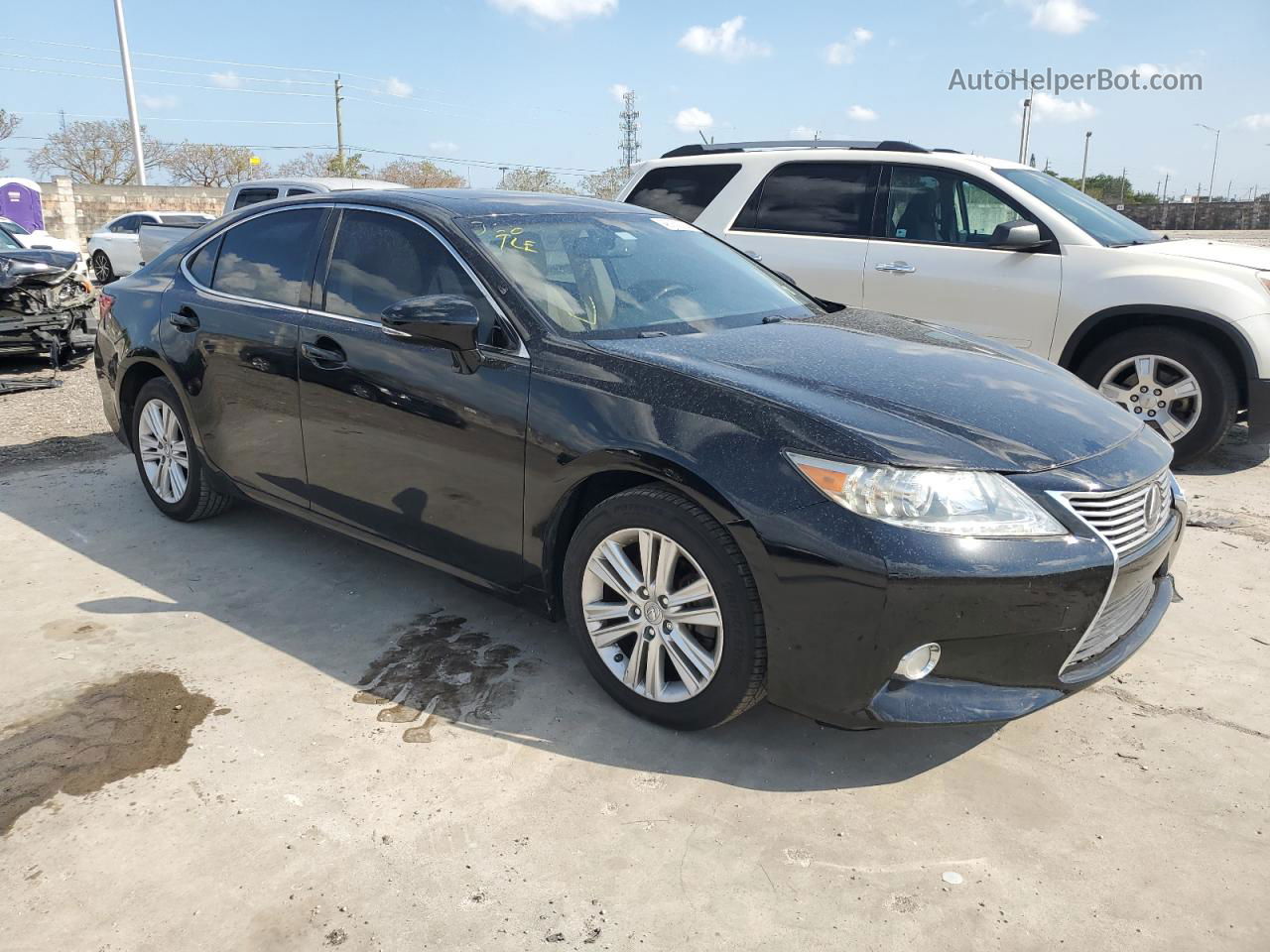 2014 Lexus Es 350 Black vin: JTHBK1GG4E2135794