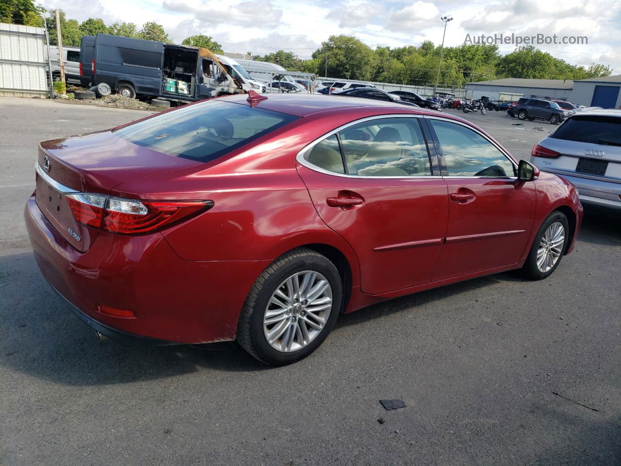 2014 Lexus Es 350 Красный vin: JTHBK1GG4E2138209