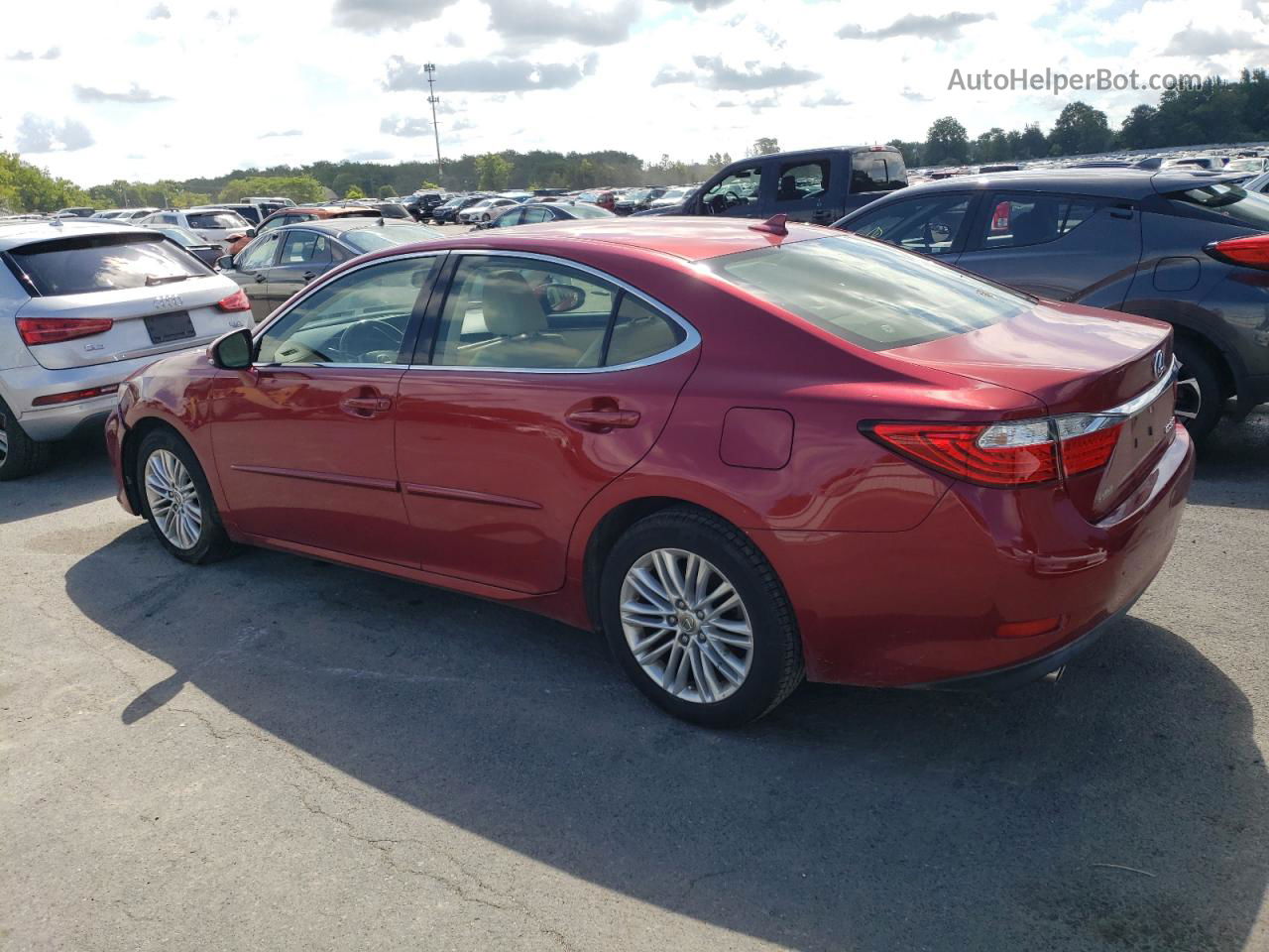 2014 Lexus Es 350 Красный vin: JTHBK1GG4E2138209