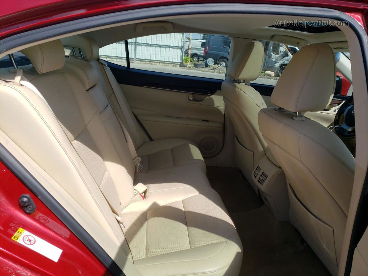 2014 Lexus Es 350 Red vin: JTHBK1GG4E2138209