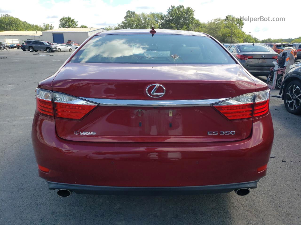 2014 Lexus Es 350 Red vin: JTHBK1GG4E2138209