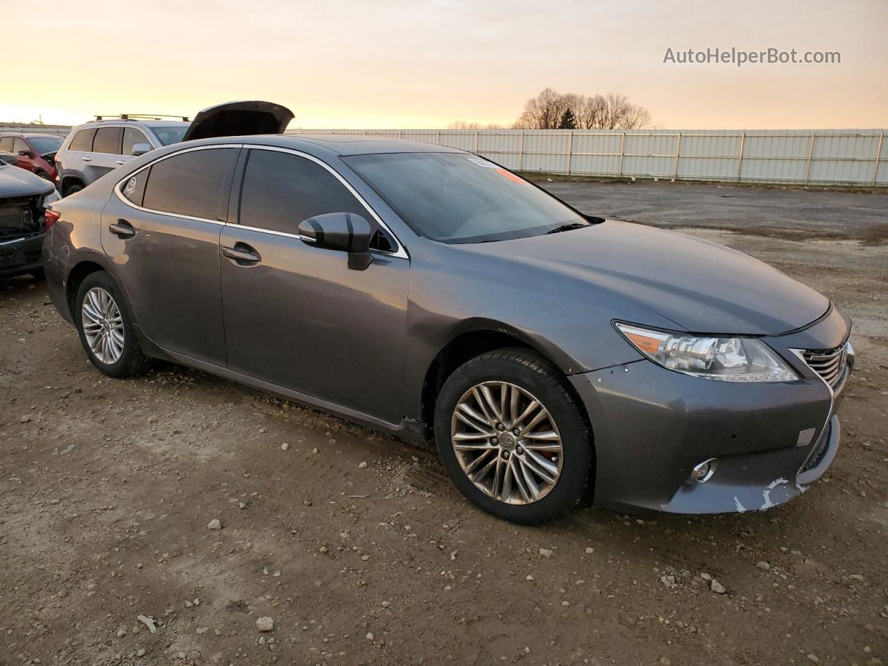 2014 Lexus Es 350 Charcoal vin: JTHBK1GG4E2138596