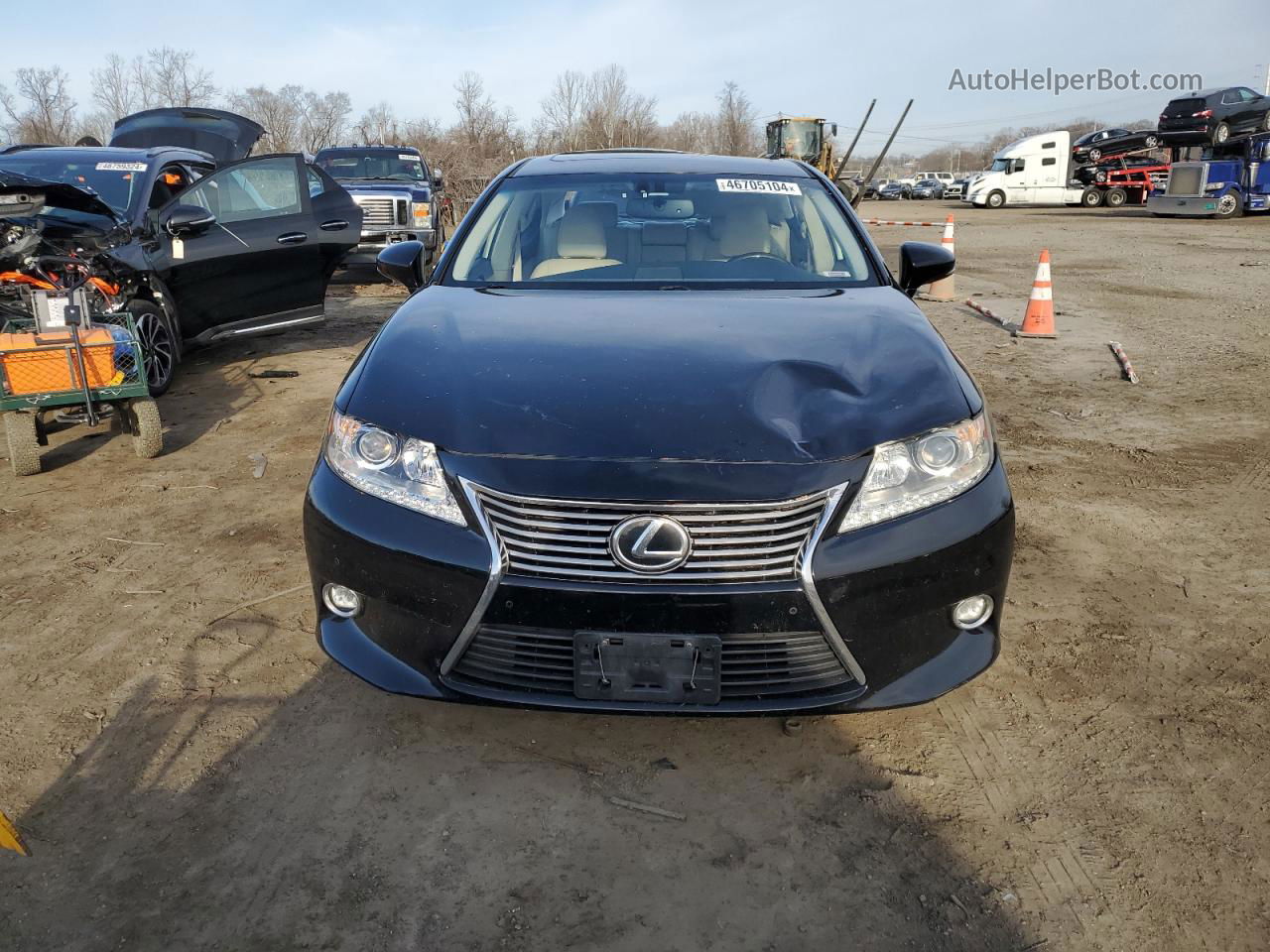 2014 Lexus Es 350 Black vin: JTHBK1GG4E2147329