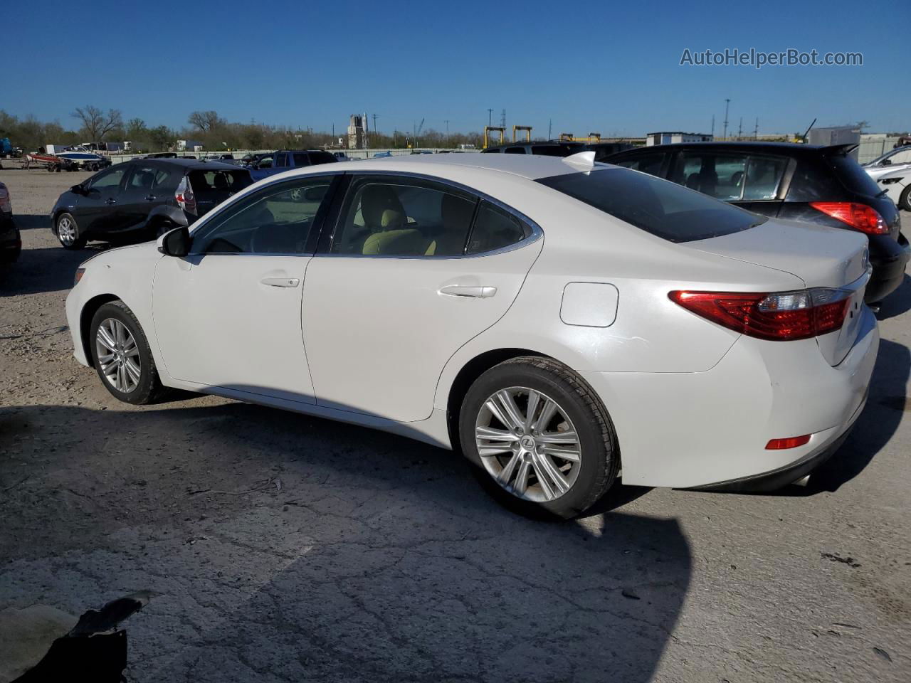 2015 Lexus Es 350 White vin: JTHBK1GG4F2152919