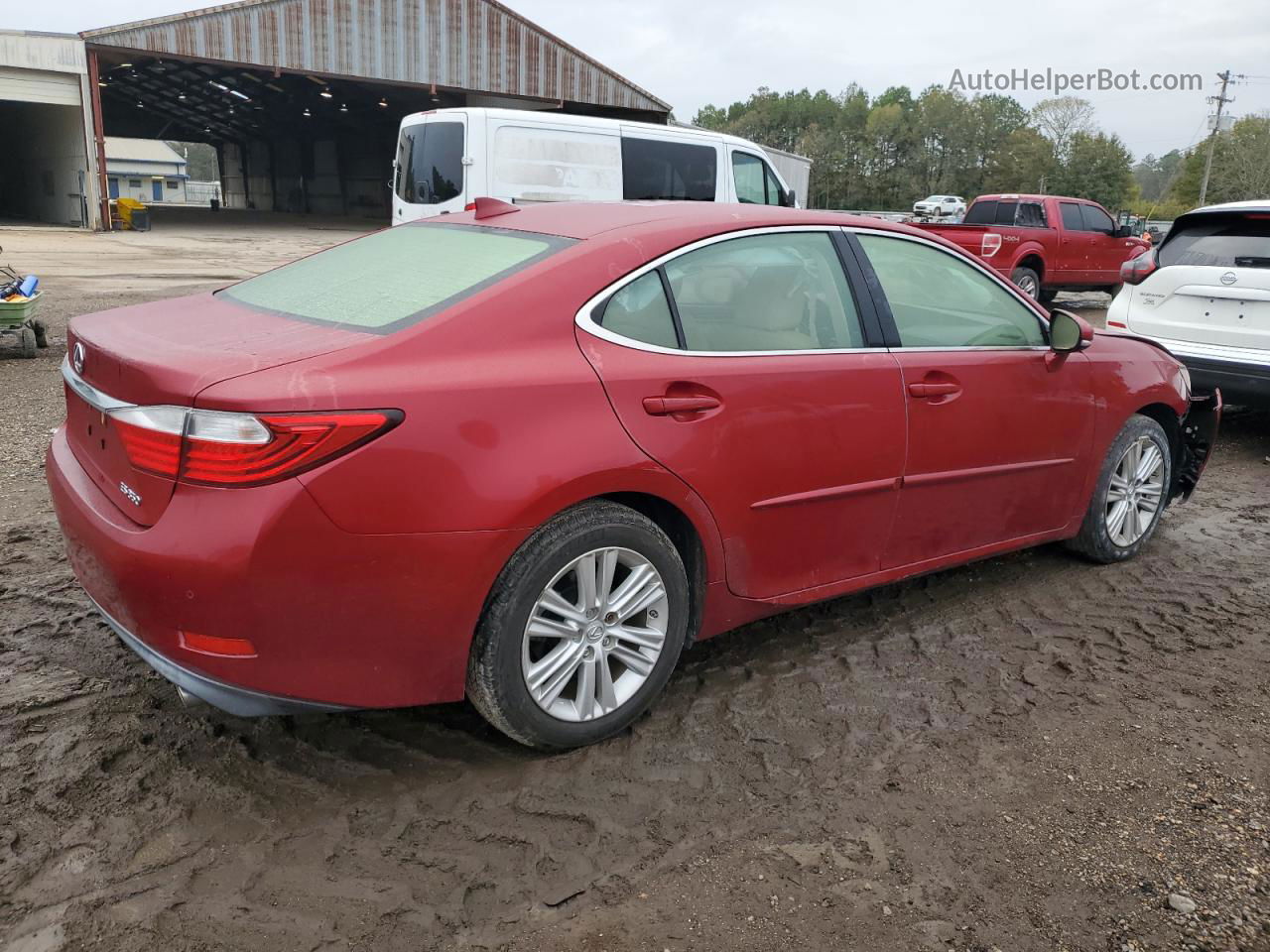 2015 Lexus Es 350 Red vin: JTHBK1GG4F2153410