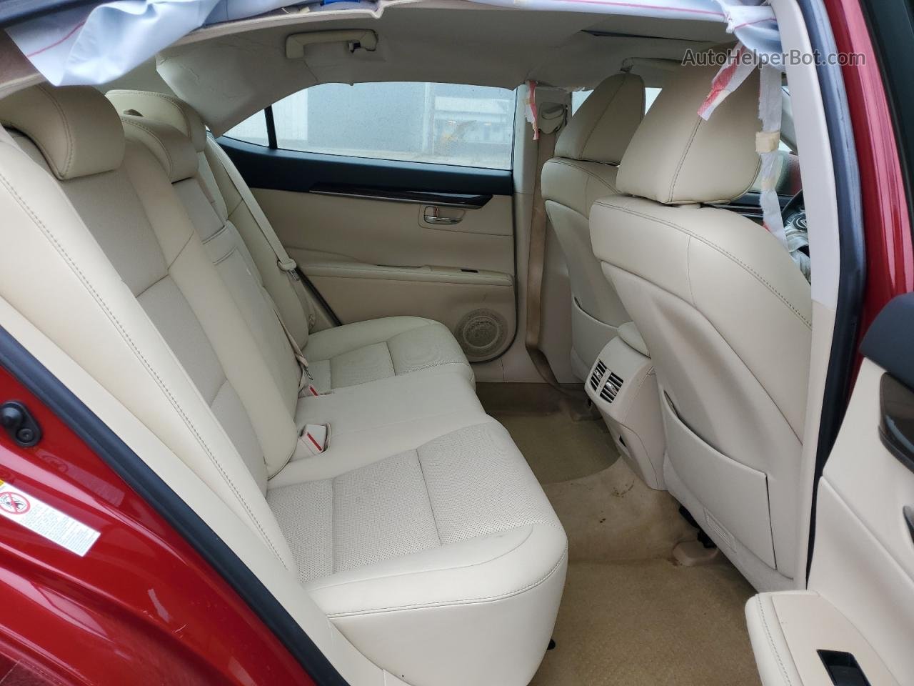 2015 Lexus Es 350 Red vin: JTHBK1GG4F2153410