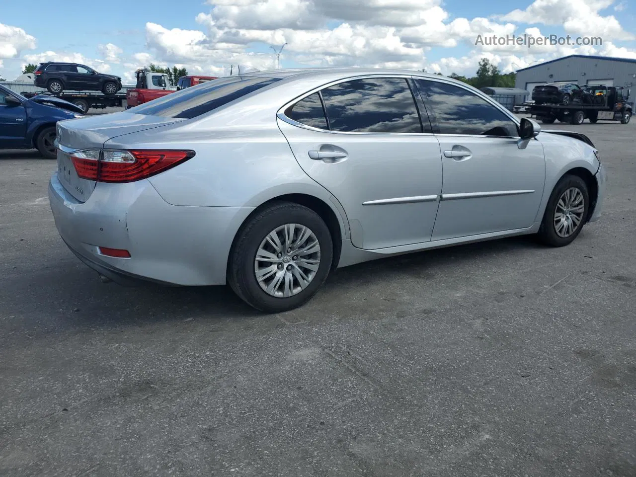 2015 Lexus Es 350 Silver vin: JTHBK1GG4F2156971