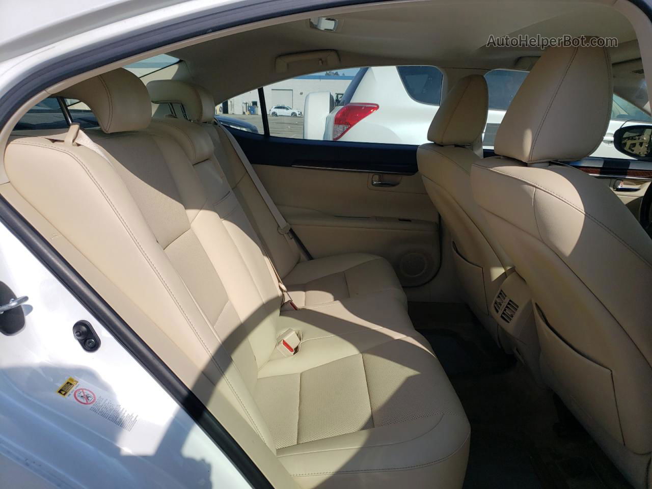 2015 Lexus Es 350 Белый vin: JTHBK1GG4F2160731