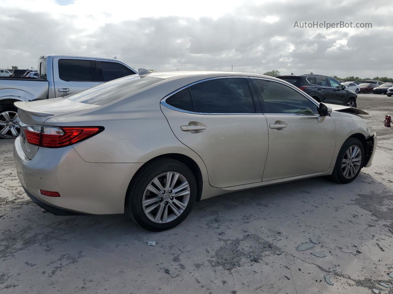 2015 Lexus Es 350 Бежевый vin: JTHBK1GG4F2165668