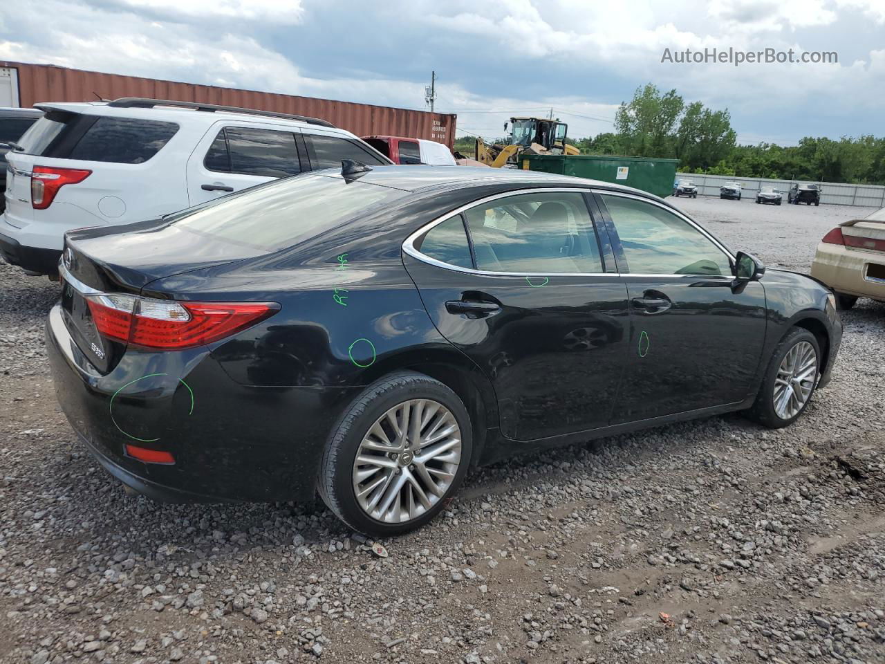 2015 Lexus Es 350 Black vin: JTHBK1GG4F2172989