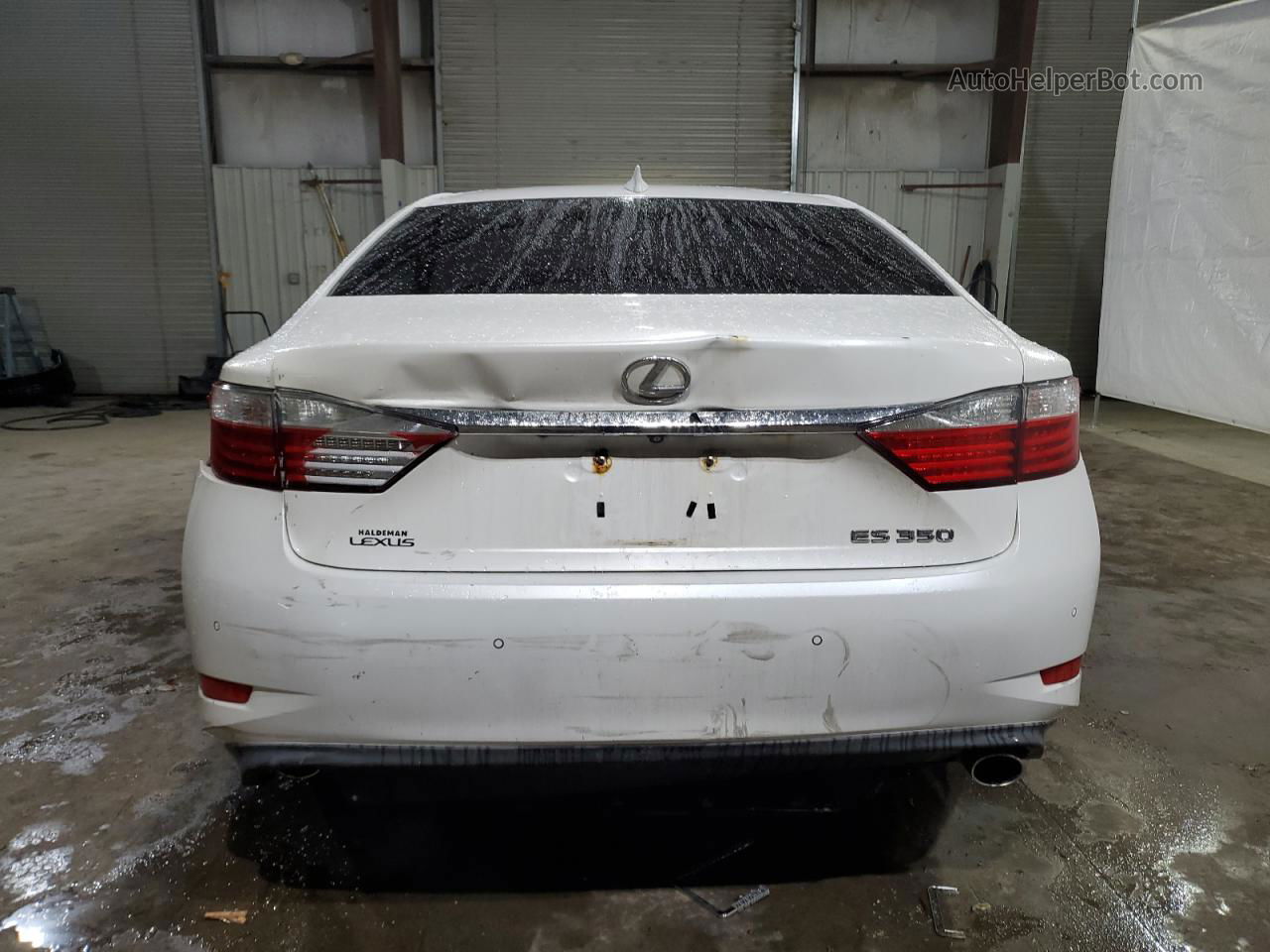 2015 Lexus Es 350 White vin: JTHBK1GG4F2177271