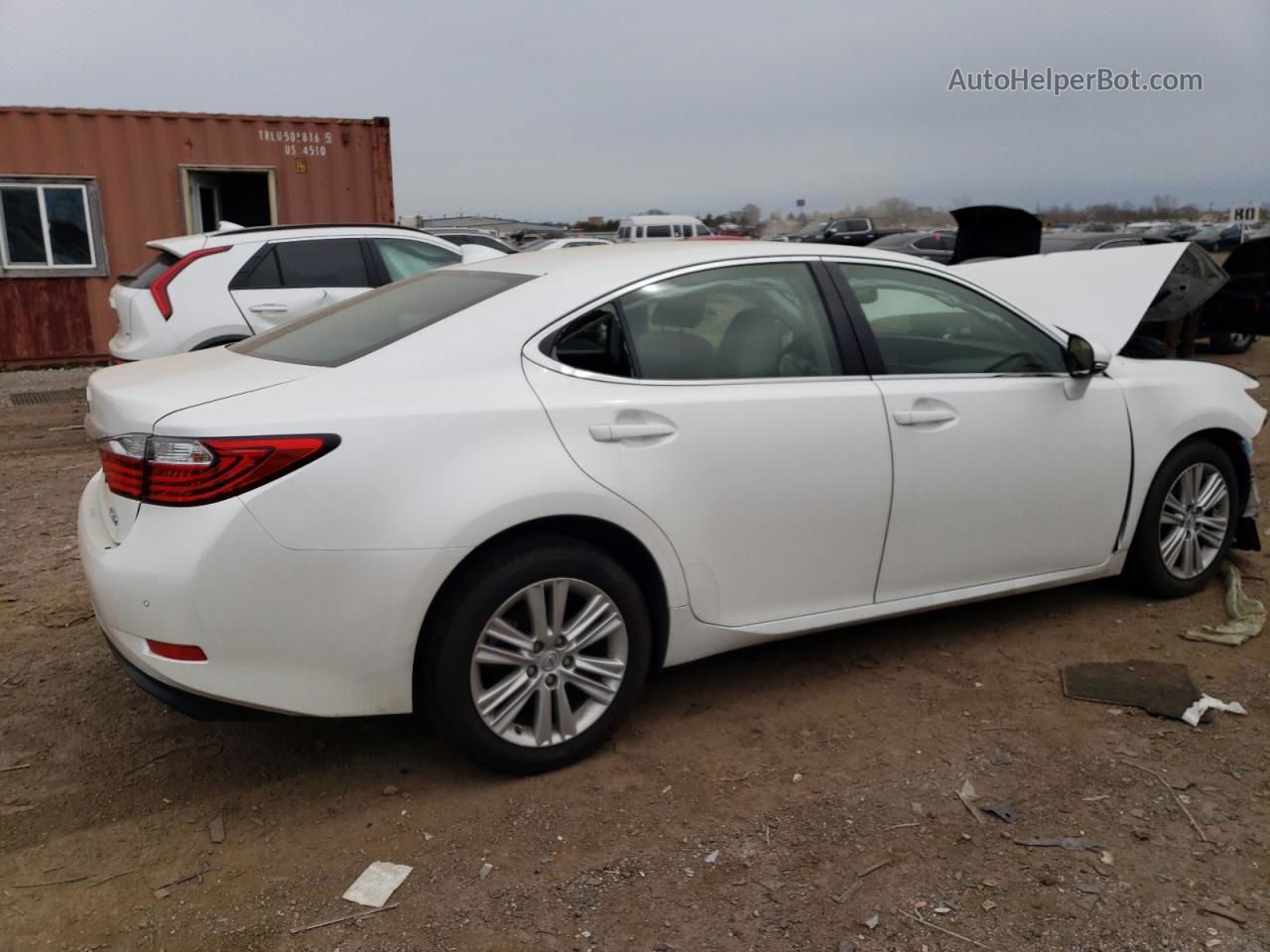 2015 Lexus Es 350 White vin: JTHBK1GG4F2183846