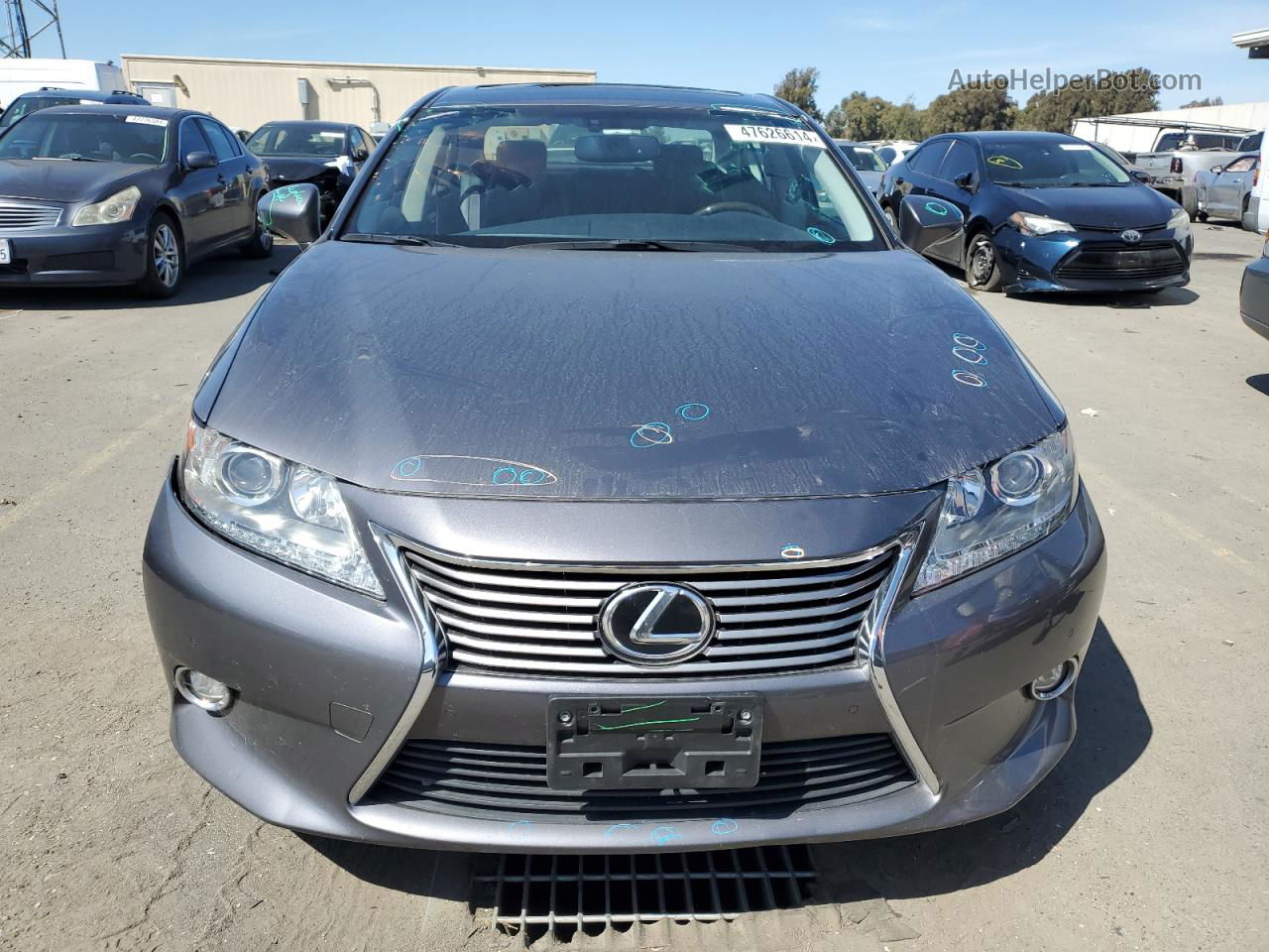 2015 Lexus Es 350 Gray vin: JTHBK1GG4F2188965