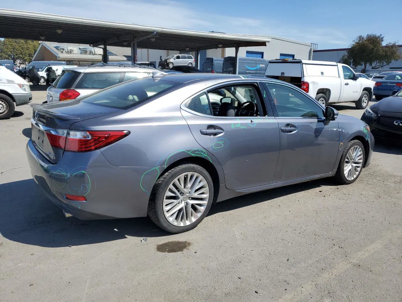 2015 Lexus Es 350 Gray vin: JTHBK1GG4F2188965