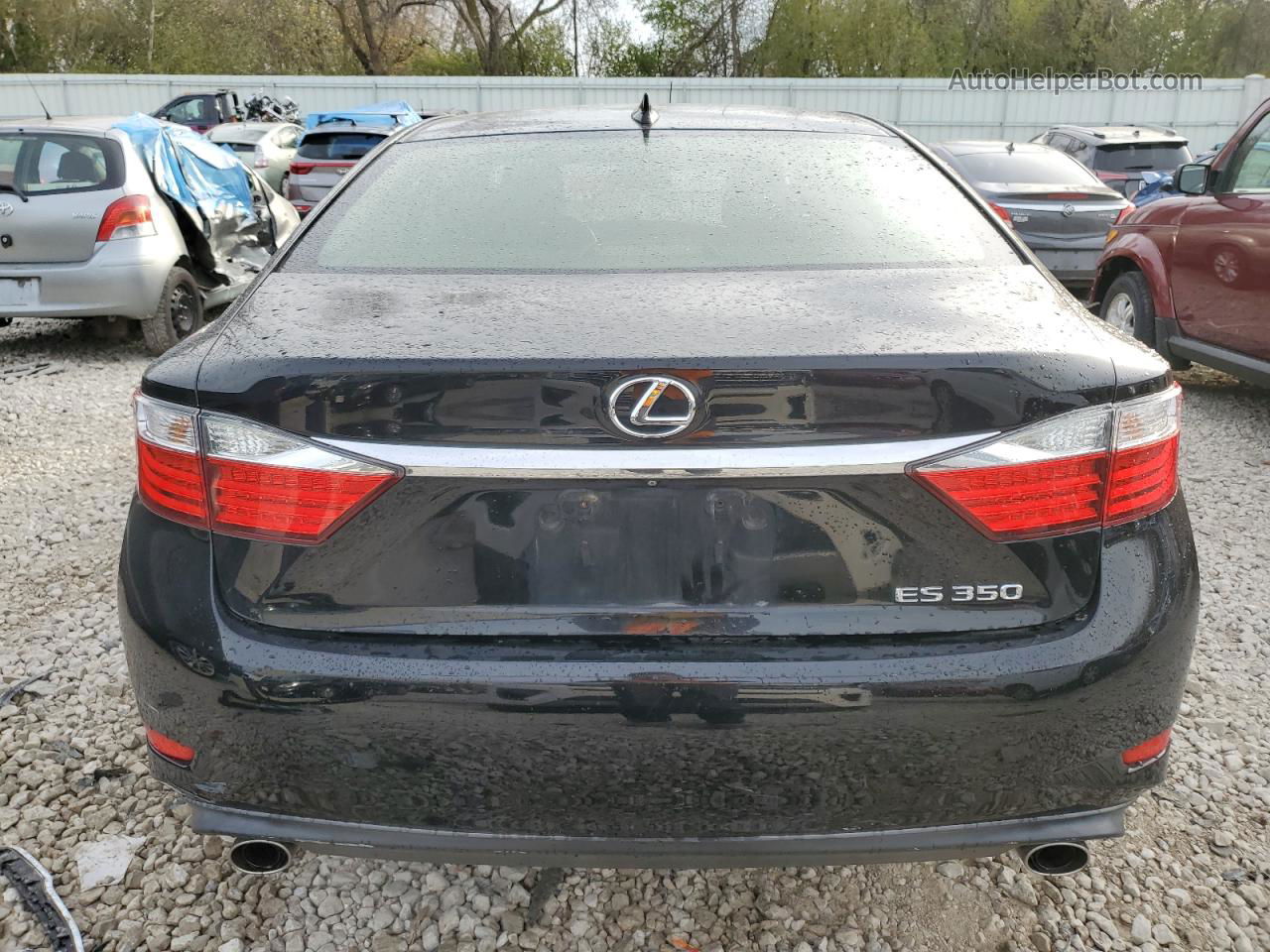 2015 Lexus Es 350 Black vin: JTHBK1GG4F2197634