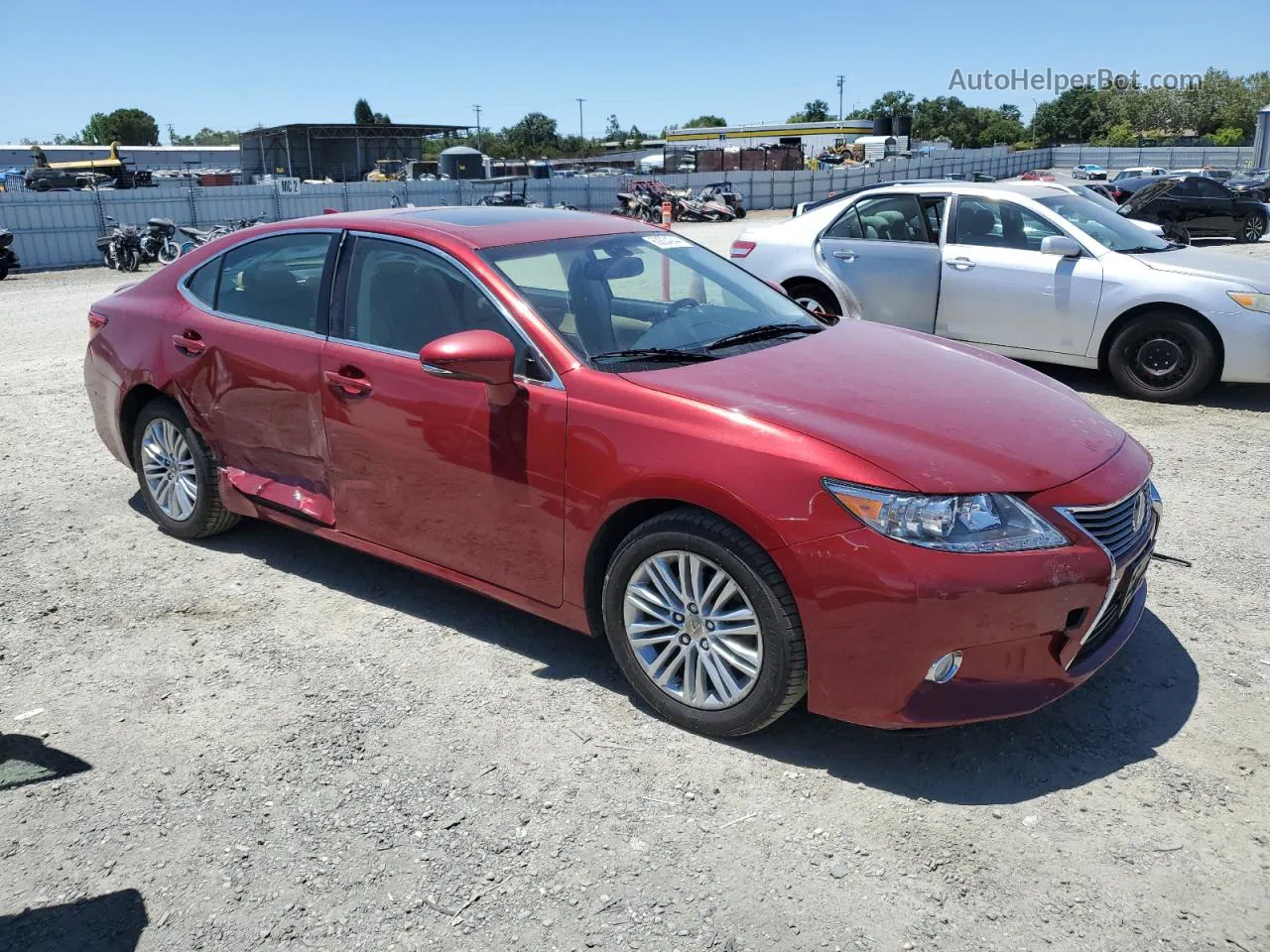 2015 Lexus Es 350 Burgundy vin: JTHBK1GG4F2201228