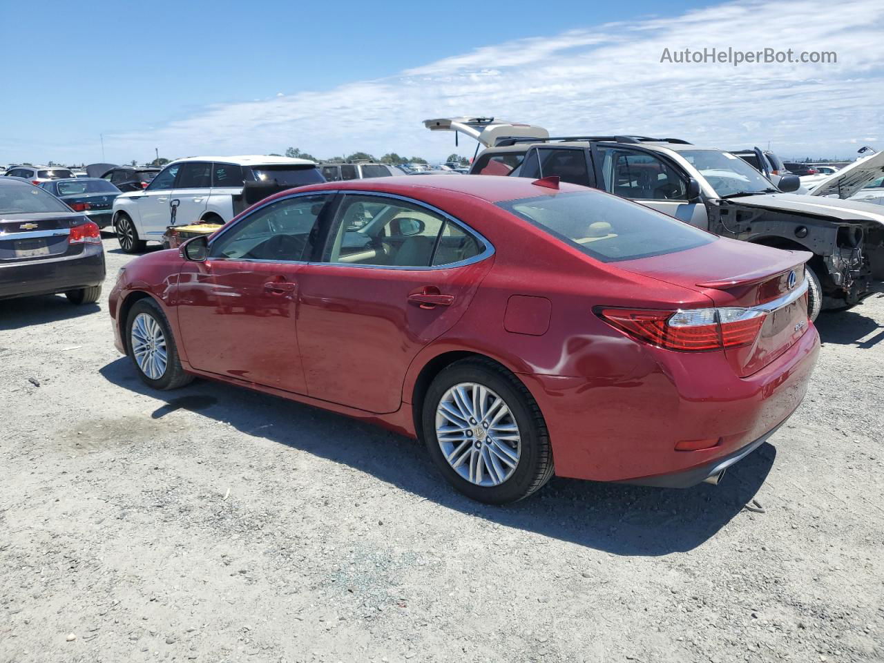 2015 Lexus Es 350 Burgundy vin: JTHBK1GG4F2201228