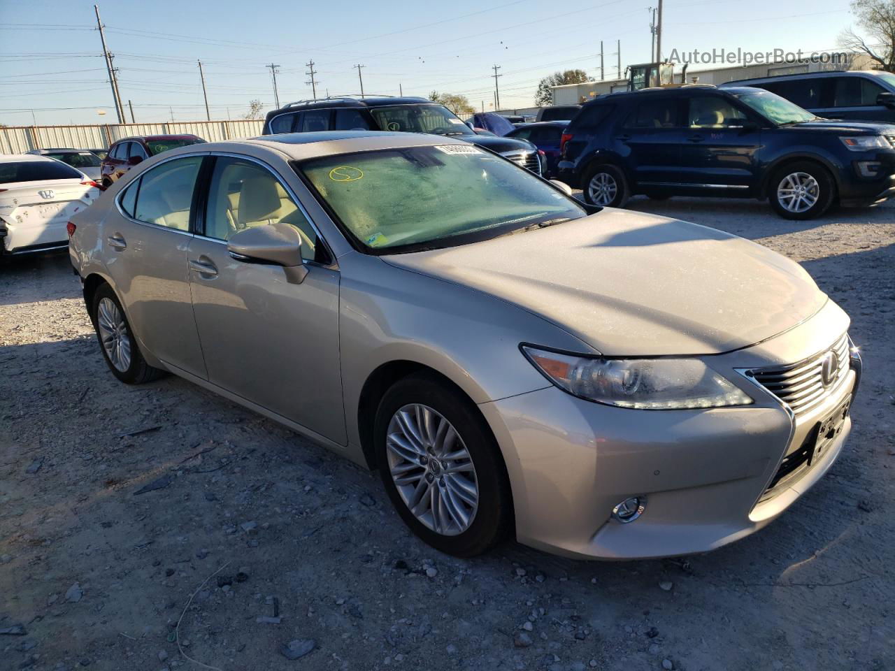 2015 Lexus Es 350 Желто-коричневый vin: JTHBK1GG4F2202783