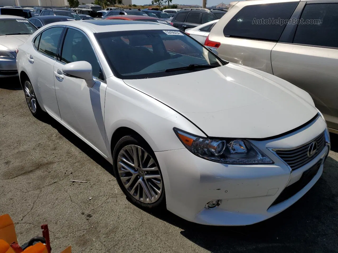 2015 Lexus Es 350 White vin: JTHBK1GG4F2205134