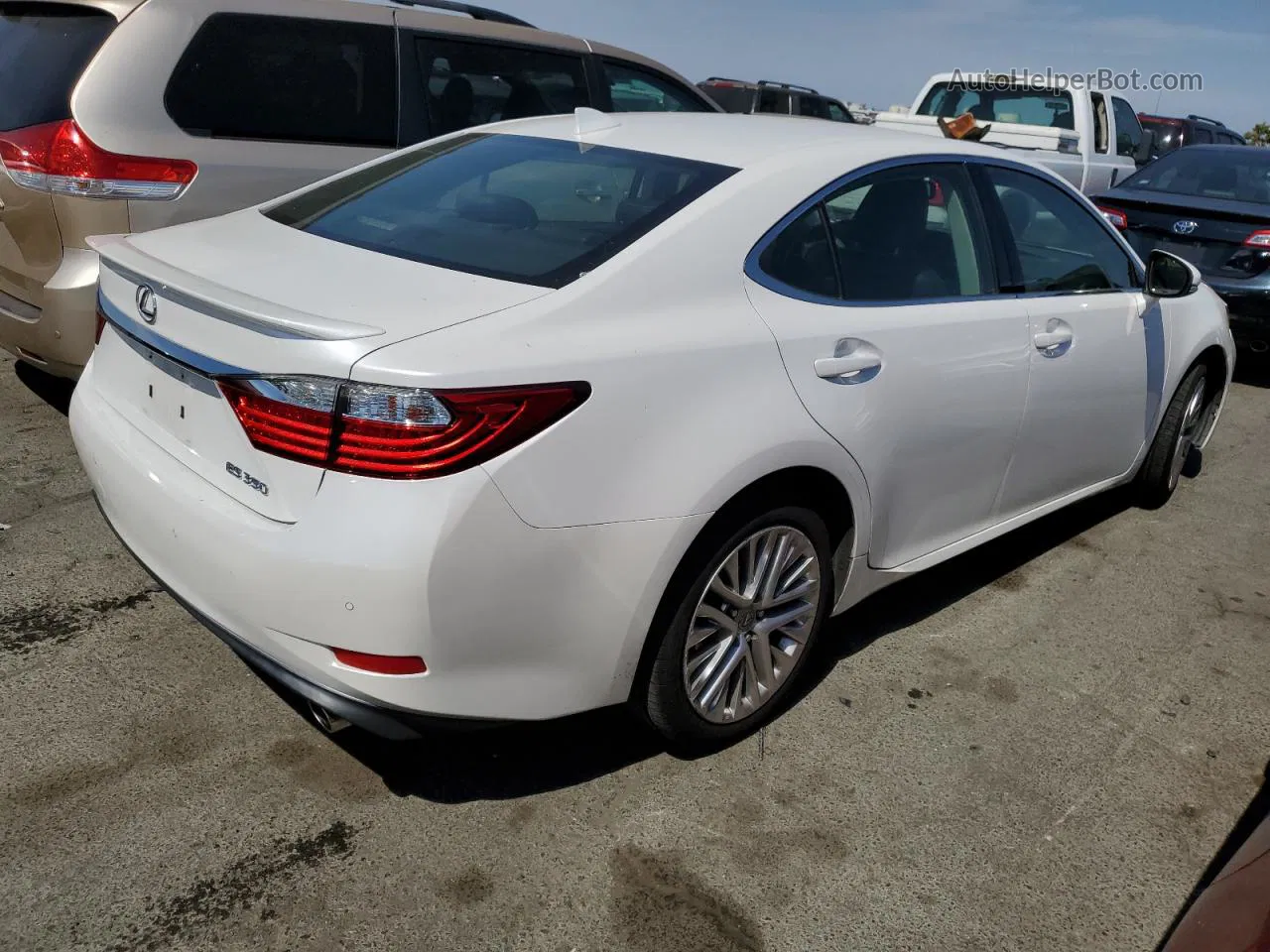 2015 Lexus Es 350 White vin: JTHBK1GG4F2205134