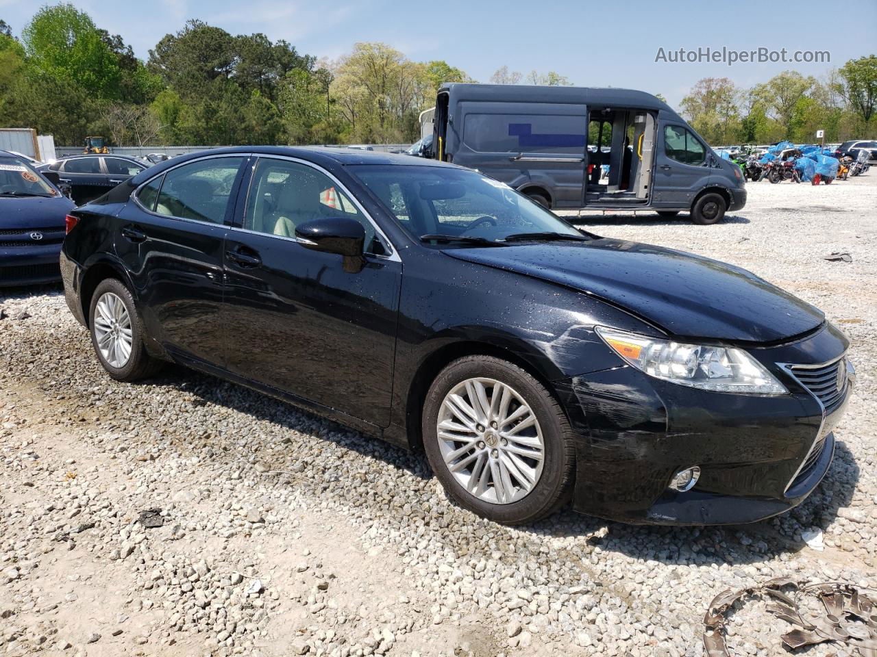 2015 Lexus Es 350 Черный vin: JTHBK1GG4F2207921