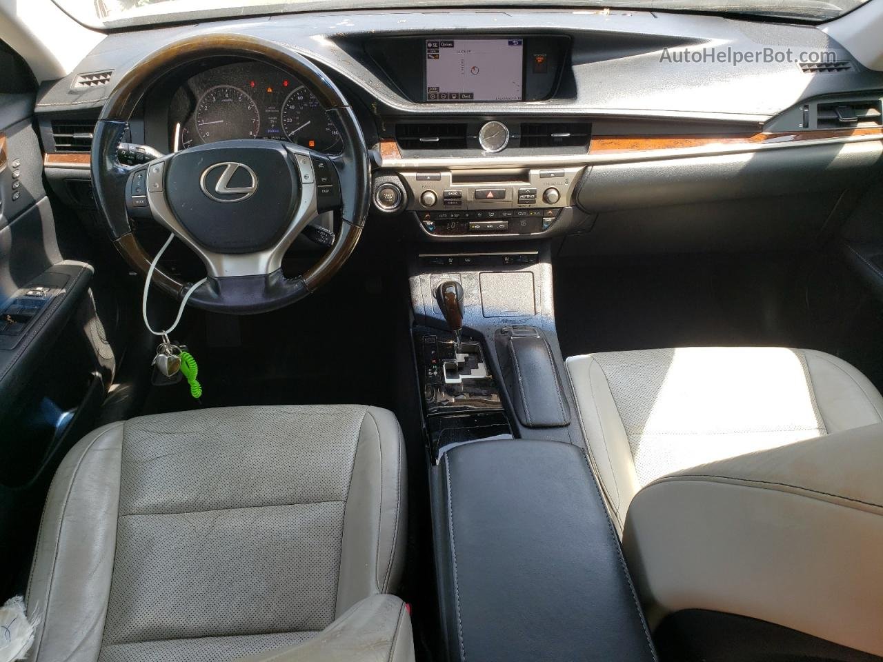 2015 Lexus Es 350 Черный vin: JTHBK1GG4F2207921