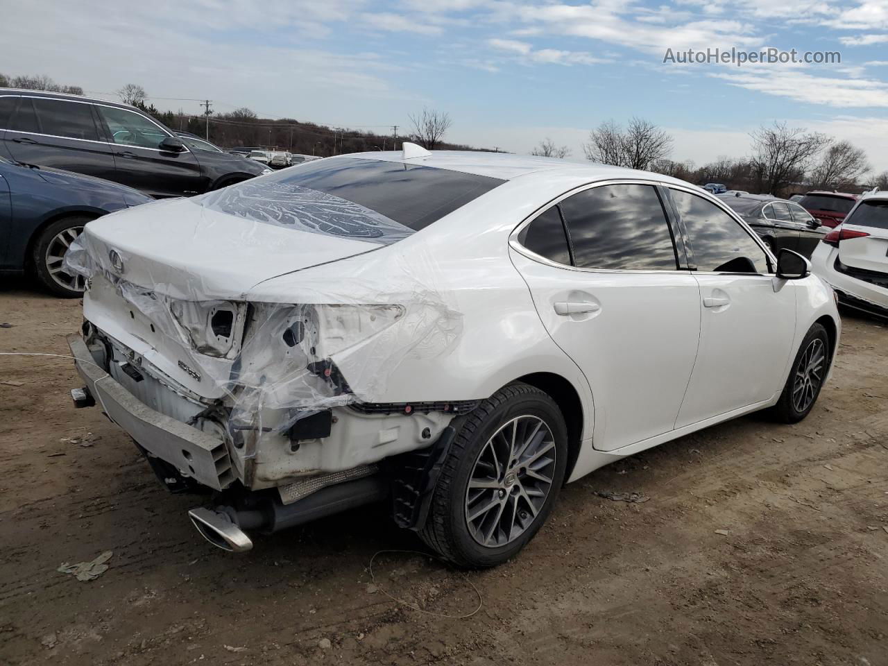 2016 Lexus Es 350 Белый vin: JTHBK1GG4G2230035