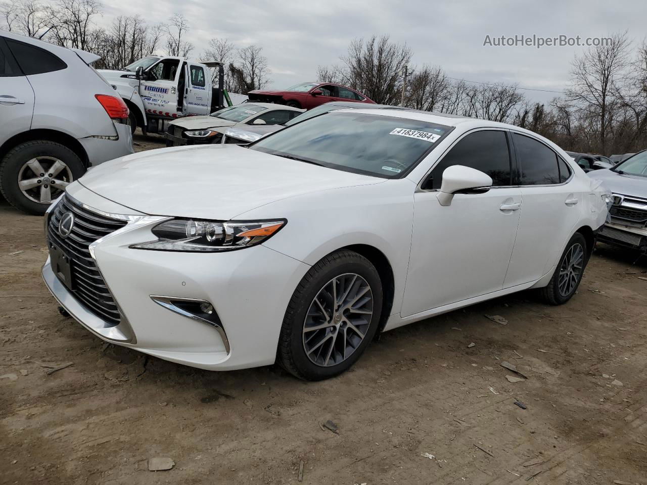 2016 Lexus Es 350 Белый vin: JTHBK1GG4G2230035