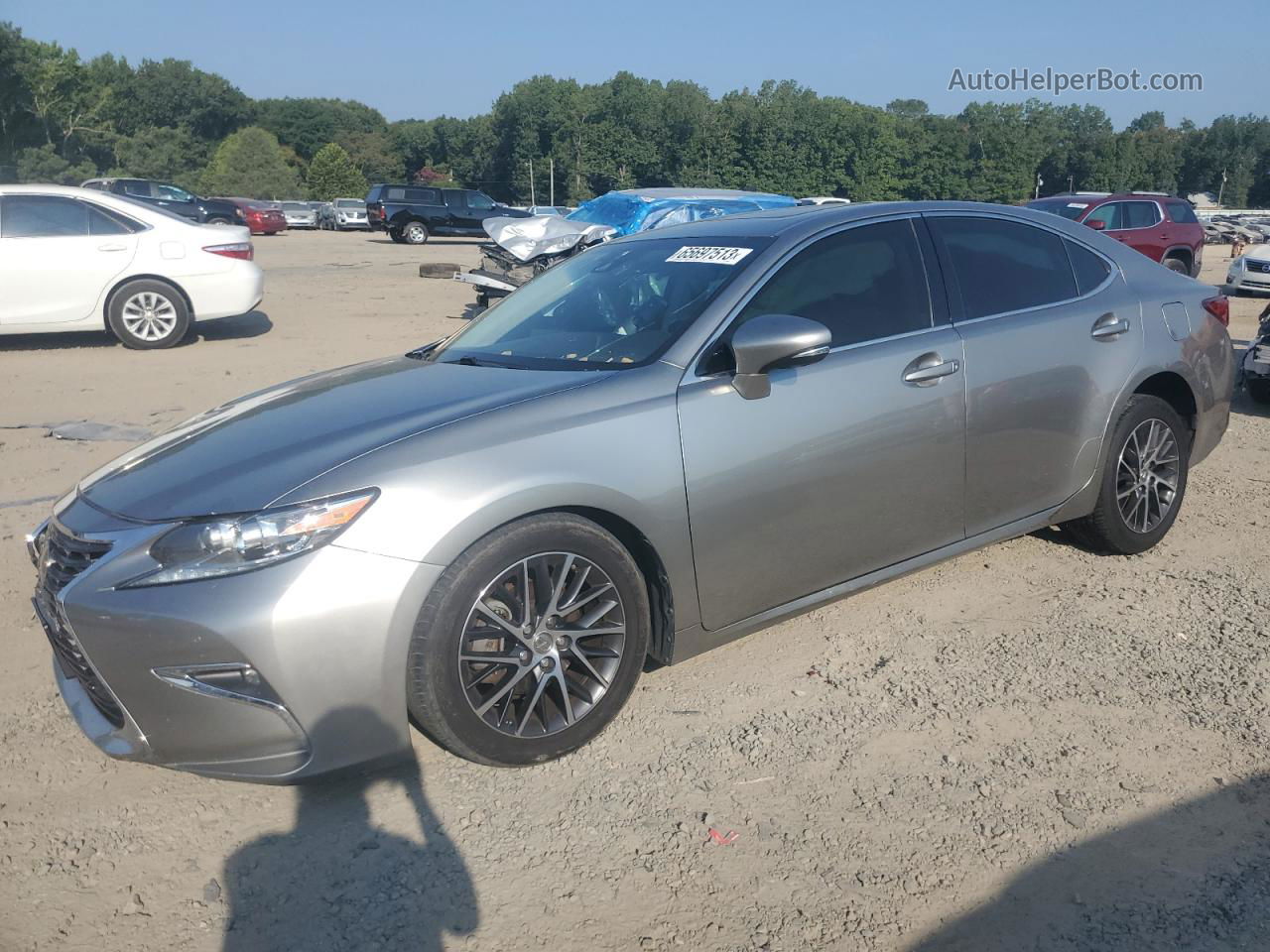 2016 Lexus Es 350 Gray vin: JTHBK1GG4G2230357