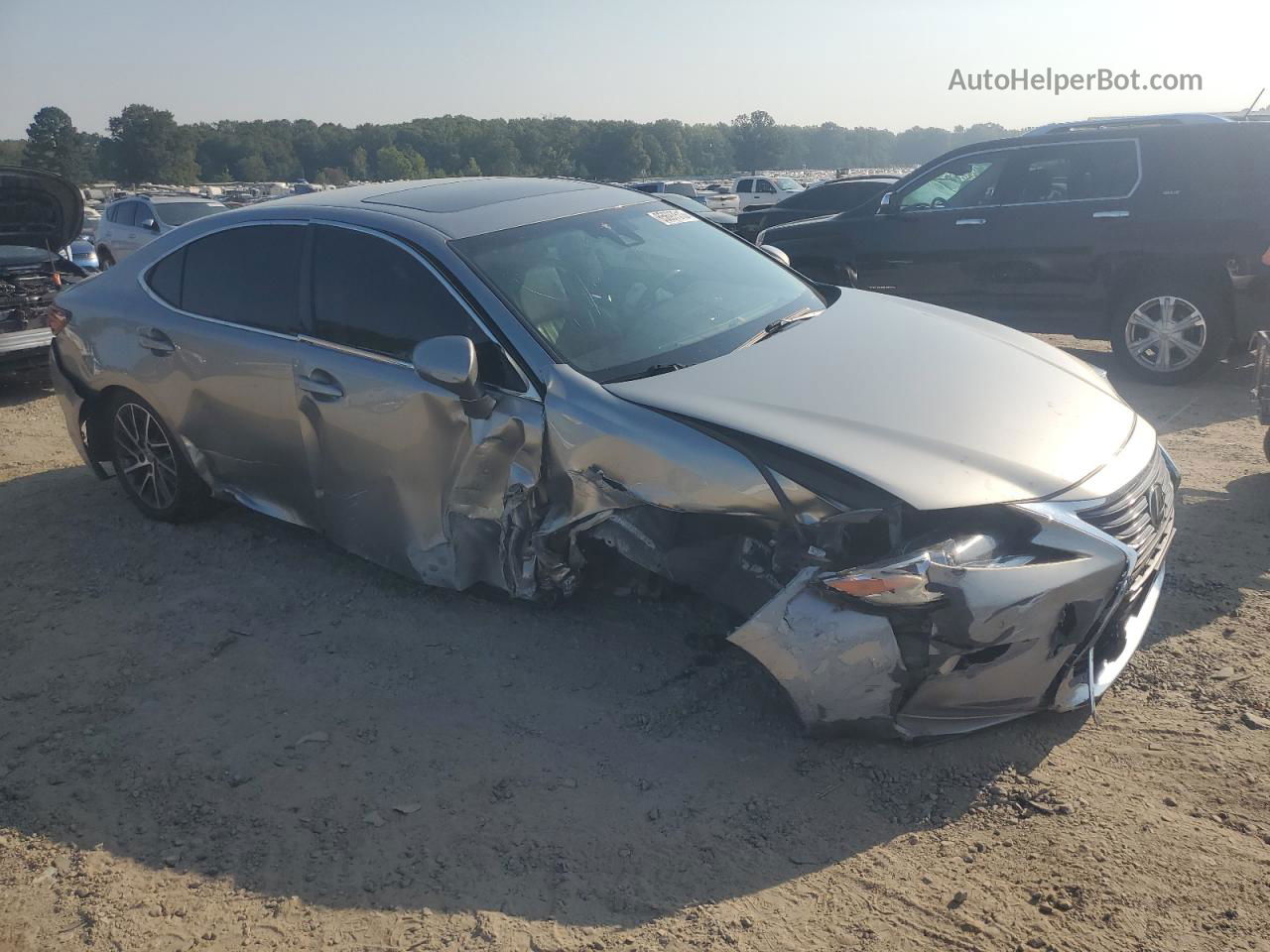 2016 Lexus Es 350 Gray vin: JTHBK1GG4G2230357