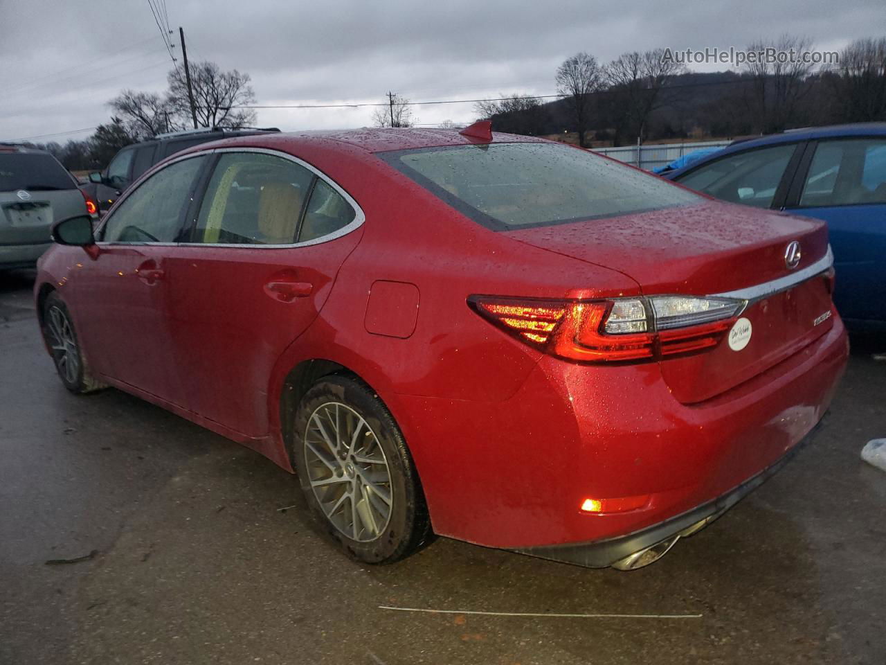 2016 Lexus Es 350 Red vin: JTHBK1GG4G2231959